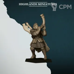 Описание картинки Musician Nemean Lions with Bows от Age of Printmar по цене 76руб | Свободный Рынок Миниатюр - СРМ