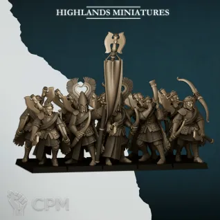 Описание картинки Nemean Lions with Bows от Age of Printmar по цене 762руб | Свободный Рынок Миниатюр - СРМ