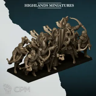 Описание картинки Nemean Lions with Bows от Age of Printmar по цене 762руб | Свободный Рынок Миниатюр - СРМ
