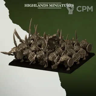 Описание картинки Sewer Rats with Spear от Age of Printmar по цене 721руб | Свободный Рынок Миниатюр - СРМ