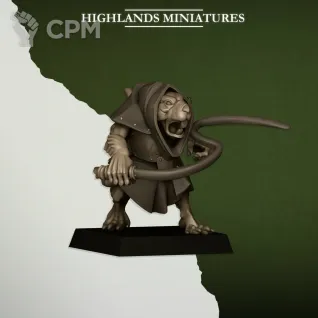 Описание картинки Rats and Rat Masters от Age of Printmar по цене 328руб | Свободный Рынок Миниатюр - СРМ