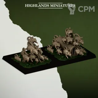 Описание картинки Rat Swarm от Age of Printmar по цене 118руб | Свободный Рынок Миниатюр - СРМ