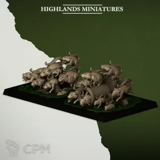 Описание картинки Rat Swarm от Age of Printmar по цене 118руб | Свободный Рынок Миниатюр - СРМ