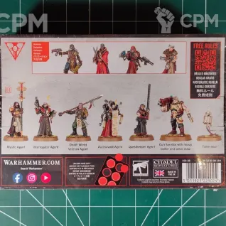 Описание картинки Kill Team Inquisitorial Agents от Vault Boy по цене 4 798руб | Свободный Рынок Миниатюр - СРМ