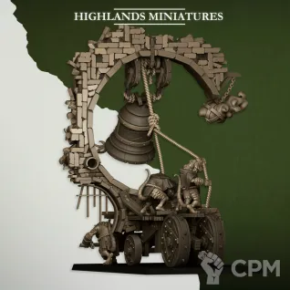 Описание картинки Moving Sewer with Bell and Censer от Age of Printmar по цене 1 622руб | Свободный Рынок Миниатюр - СРМ