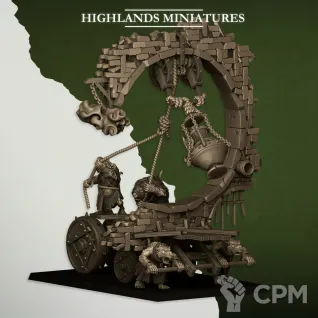 Описание картинки Moving Sewer with Bell and Censer от Age of Printmar по цене 1 622руб | Свободный Рынок Миниатюр - СРМ