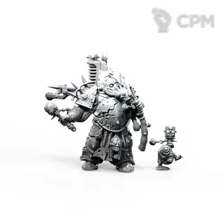 Описание картинки Death Guard - Foul Blightspawn + Nurgling от 3Д печать миниатюр по цене 377руб | Свободный Рынок Миниатюр - СРМ