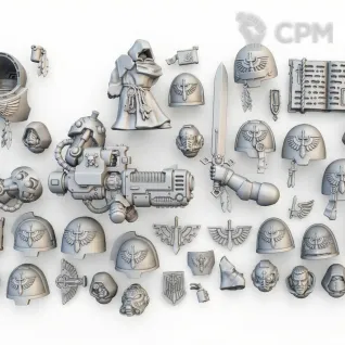 Описание картинки Dark Angels Upgrades and Transfers от WastelandMiniatures по цене 640руб | Свободный Рынок Миниатюр - СРМ