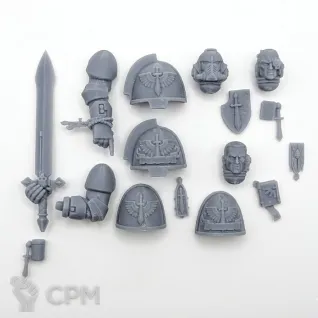 Описание картинки Dark Angels Upgrades от WastelandMiniatures по цене 330руб | Свободный Рынок Миниатюр - СРМ