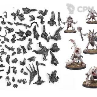 Описание картинки Gorger Mawpack от LooneShroomFoundry по цене 1 800руб | Свободный Рынок Миниатюр - СРМ