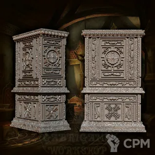 Описание картинки Шкафы для спальных принадлежностей от Gabrigame_Terrain по цене 670руб | Свободный Рынок Миниатюр - СРМ