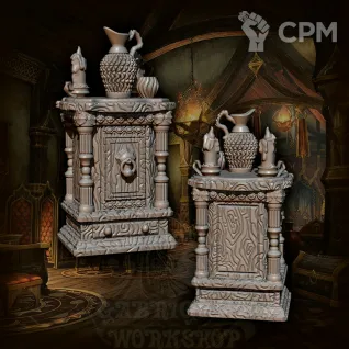 Описание картинки Прикроватные столики от Gabrigame_Terrain по цене 350руб | Свободный Рынок Миниатюр - СРМ