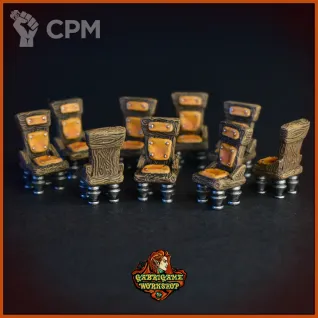 Описание картинки Набор круглых столов от Gabrigame_Terrain по цене 710руб | Свободный Рынок Миниатюр - СРМ