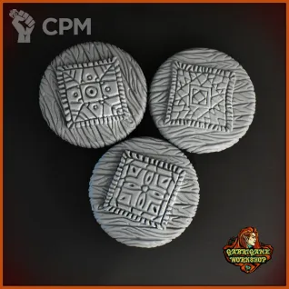 Описание картинки Набор круглых столов от Gabrigame_Terrain по цене 710руб | Свободный Рынок Миниатюр - СРМ