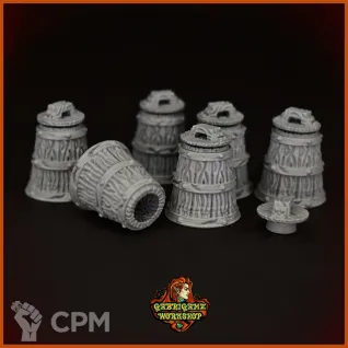 Описание картинки Бочки от Gabrigame_Terrain по цене 350руб | Свободный Рынок Миниатюр - СРМ