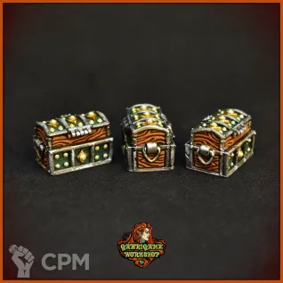 Описание картинки Сундуки с ромбами от Gabrigame_Terrain по цене 390руб | Свободный Рынок Миниатюр - СРМ