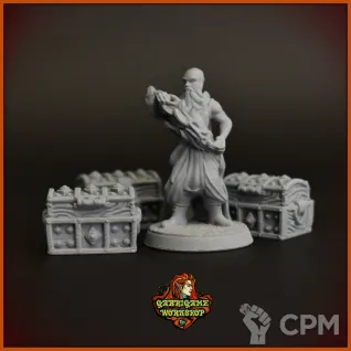 Описание картинки Сундуки с ромбами от Gabrigame_Terrain по цене 390руб | Свободный Рынок Миниатюр - СРМ