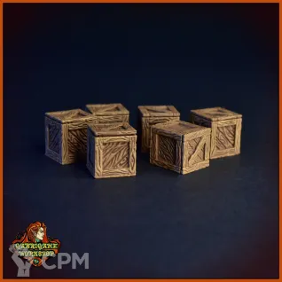 Описание картинки Набор ящиков от Gabrigame_Terrain по цене 450руб | Свободный Рынок Миниатюр - СРМ