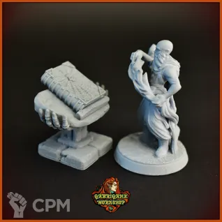 Описание картинки Пюпитр с книгой от Gabrigame_Terrain по цене 350руб | Свободный Рынок Миниатюр - СРМ