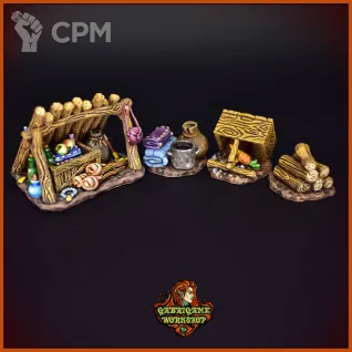 Описание картинки Вещи путников от Gabrigame_Terrain по цене 660руб | Свободный Рынок Миниатюр - СРМ