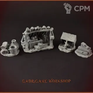 Описание картинки Вещи путников от Gabrigame_Terrain по цене 660руб | Свободный Рынок Миниатюр - СРМ