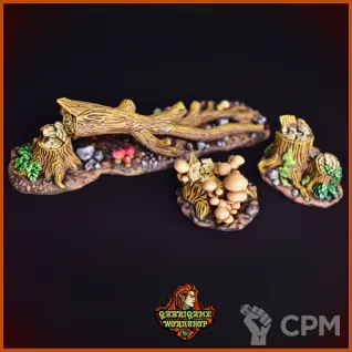 Описание картинки Кусочек леса от Gabrigame_Terrain по цене 570руб | Свободный Рынок Миниатюр - СРМ