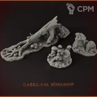 Описание картинки Кусочек леса от Gabrigame_Terrain по цене 570руб | Свободный Рынок Миниатюр - СРМ