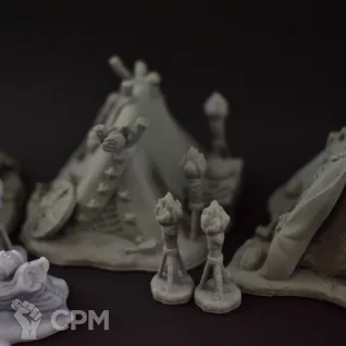 Описание картинки Факелы от Gabrigame_Terrain по цене 300руб | Свободный Рынок Миниатюр - СРМ