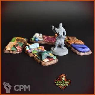Описание картинки Спальные мешки от Gabrigame_Terrain по цене 570руб | Свободный Рынок Миниатюр - СРМ