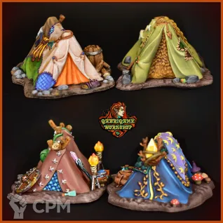 Описание картинки Палатки от Gabrigame_Terrain по цене 1 270руб | Свободный Рынок Миниатюр - СРМ