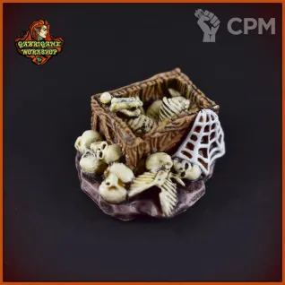 Описание картинки Жетоны с костями и черепами от Gabrigame_Terrain по цене 390руб | Свободный Рынок Миниатюр - СРМ