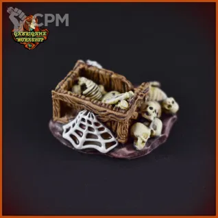 Описание картинки Жетоны с костями и черепами от Gabrigame_Terrain по цене 390руб | Свободный Рынок Миниатюр - СРМ