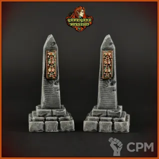 Описание картинки Обелиски от Gabrigame_Terrain по цене 330руб | Свободный Рынок Миниатюр - СРМ