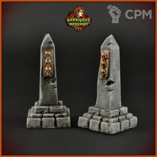 Описание картинки Обелиски от Gabrigame_Terrain по цене 330руб | Свободный Рынок Миниатюр - СРМ
