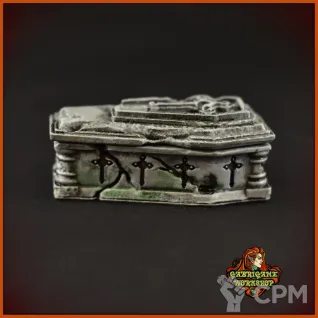 Описание картинки Саркофаг с крестом от Gabrigame_Terrain по цене 330руб | Свободный Рынок Миниатюр - СРМ