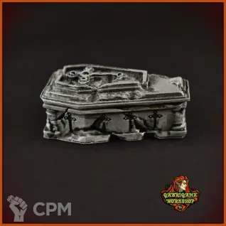 Описание картинки Саркофаг с крестом от Gabrigame_Terrain по цене 330руб | Свободный Рынок Миниатюр - СРМ