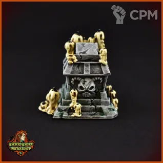 Описание картинки Пюпитр с черепом монстра от Gabrigame_Terrain по цене 320руб | Свободный Рынок Миниатюр - СРМ