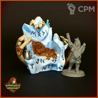 Описание картинки Трон великана от Gabrigame_Terrain по цене 470руб | Свободный Рынок Миниатюр - СРМ