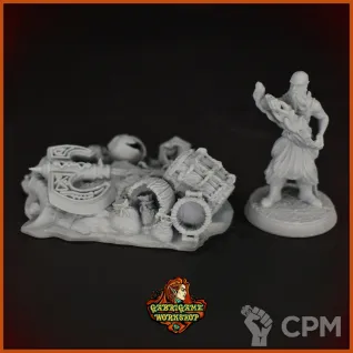 Описание картинки Жетон с топором великана от Gabrigame_Terrain по цене 370руб | Свободный Рынок Миниатюр - СРМ
