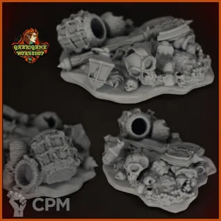 Описание картинки Трофеи великанов от Gabrigame_Terrain по цене 910руб | Свободный Рынок Миниатюр - СРМ