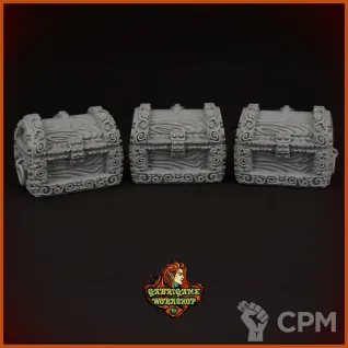 Описание картинки Сундуки с узорами от Gabrigame_Terrain по цене 410руб | Свободный Рынок Миниатюр - СРМ