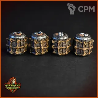 Описание картинки Бочки с веревками от Gabrigame_Terrain по цене 370руб | Свободный Рынок Миниатюр - СРМ