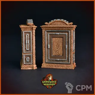 Описание картинки Шкафы пустые 1 от Gabrigame_Terrain по цене 560руб | Свободный Рынок Миниатюр - СРМ