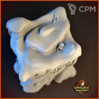 Описание картинки Студенистый куб (Gelatinous cube) от Gabrigame_Terrain по цене 650руб | Свободный Рынок Миниатюр - СРМ