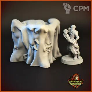 Описание картинки Студенистый куб (Gelatinous cube) от Gabrigame_Terrain по цене 650руб | Свободный Рынок Миниатюр - СРМ