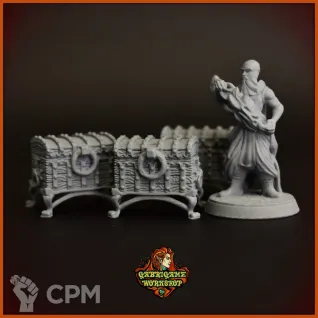 Описание картинки Сундуки на ножках от Gabrigame_Terrain по цене 440руб | Свободный Рынок Миниатюр - СРМ
