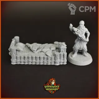 Описание картинки Кровати от Gabrigame_Terrain по цене 810руб | Свободный Рынок Миниатюр - СРМ