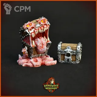 Описание картинки Мимик-сундук + сундук от Gabrigame_Terrain по цене 450руб | Свободный Рынок Миниатюр - СРМ