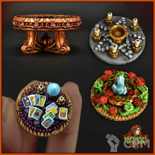 Описание картинки Оккультный стол от Gabrigame_Terrain по цене 490руб | Свободный Рынок Миниатюр - СРМ