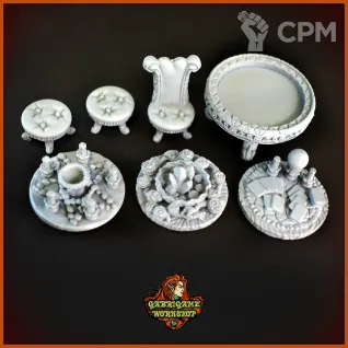 Описание картинки Оккультный стол от Gabrigame_Terrain по цене 490руб | Свободный Рынок Миниатюр - СРМ